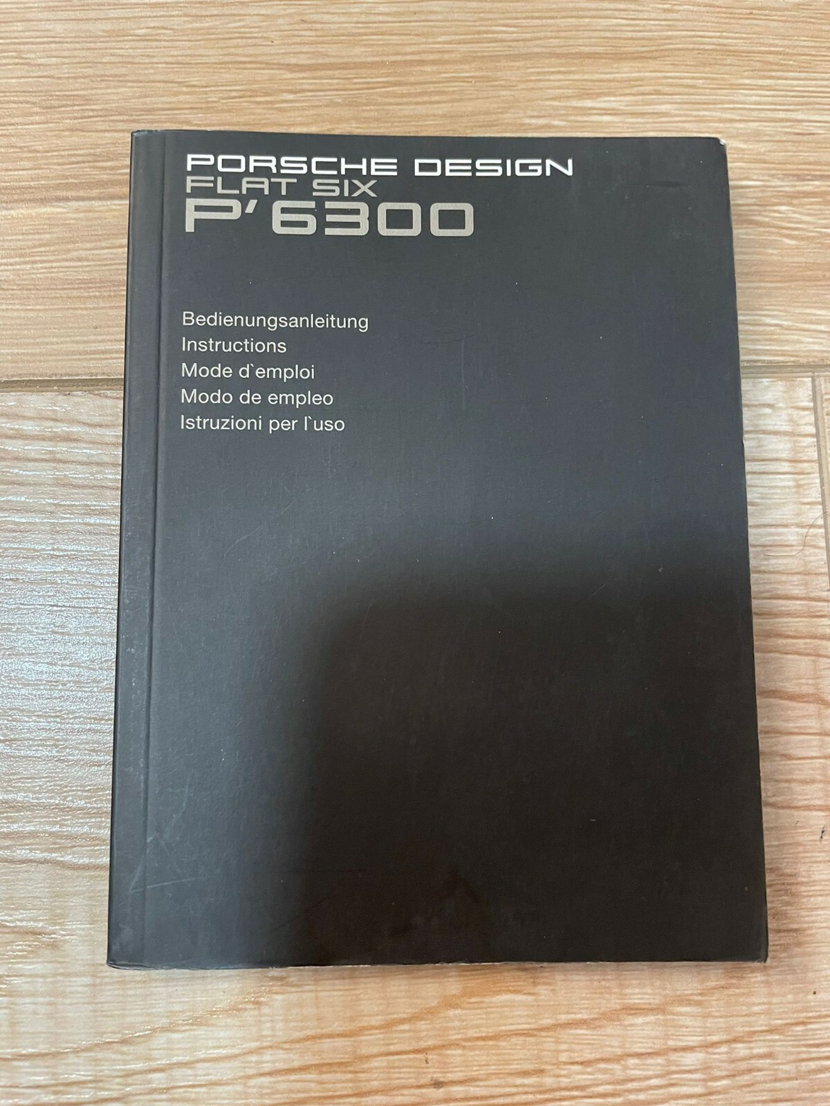 Porsche Design Flat 6  Instruction manual P'6310, P'6320 P'6340  Chronograph 