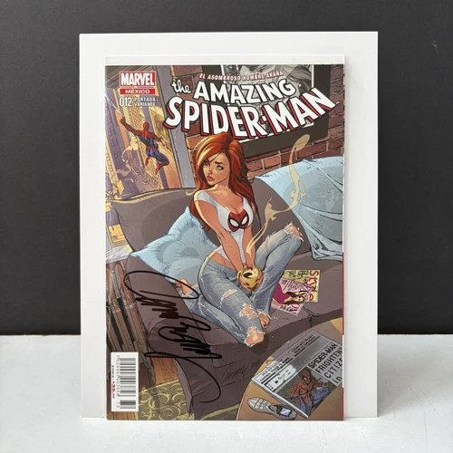 Amazing Spider-Man #601 J. Scott Campbell Signature Foreign Mexico VF Not Foil