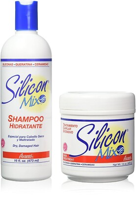 Silicon Mix Shampoo and Hair Treatment 16oz Each