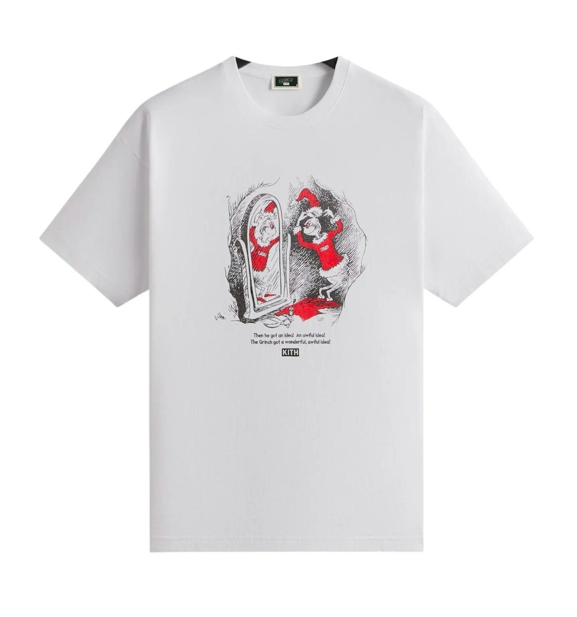☆ KITH x THE GRINCH ornament vintage tee コラボTシャツ ☆ Kith x Grinch Santa Vintage Tee White L 2024 BRAND NEW | eBay