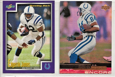 E.G. Green 1999 Encore Football No. 75 Colts