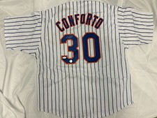 Michael Conforto Signed New York Mets Majestic Jersey (JSA COA) The Big Apple
