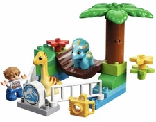 Lego Duplo Jurassic World Gentle Giants Petting Zoo Set 10879 COMPLETE Kingdom
