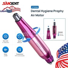 Dental 4:1 Hygiene Prophy Handpiece 4Hole Air Motor Nose Cone 360 Swivel SANDENT