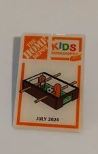 Home Depot Kids Workshops July 2024 Lapel Pin