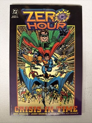 DC Comics Zero Hour: Crisis in Time TPB 1994 Dan Jurgens Trade Paperback *B1