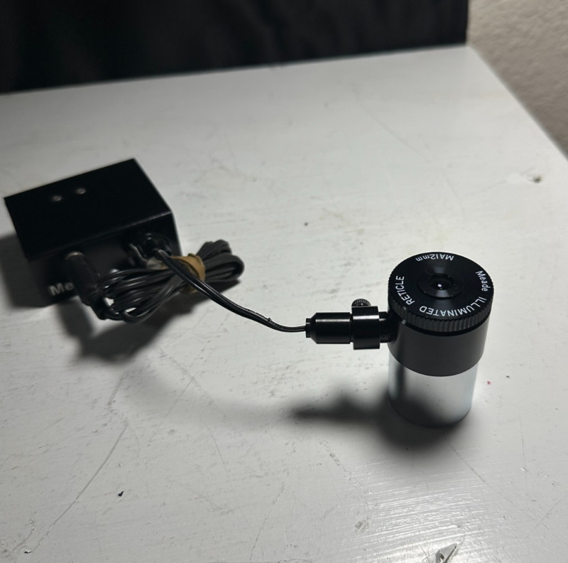 Meade Wired Illuminated Reticle MA 12mm Kellner 1.25" Telescope Eyepiece w/Power