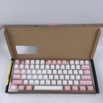 Pink White PBT Keycaps 108 Keys Pudding Keycap for Cherry MX Switch Mechanical 