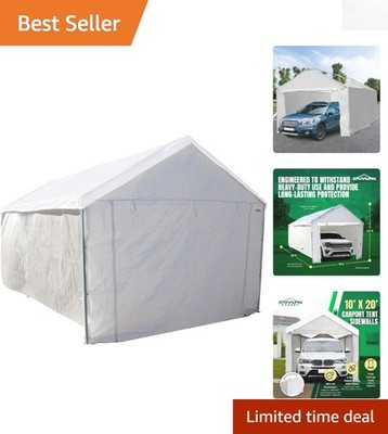Durable Canopy Sidewalls for Enhanced Vehicle Protection - Fits Domain Carports
