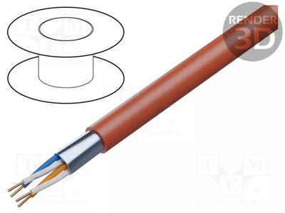 2x2x1mm Leitungen: steuernd Farbe: rot YnTKSYekw Isolation: PVC