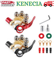 Car Battery Terminal Connector, 4 Way Positive and Negative Pole Quick Release