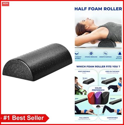 Half Round Foam Roller High-Density EPP 12 18 24 36 Inch Non-Slip Yoga Pilates