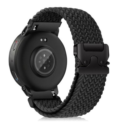 22mm Nylon Braided band With Amazfit Bip 6/5/5 Unity, Active Max, Stretchy Br...