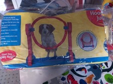 Dog Agility Training Rosewood Hurdle, Hoop, Tunnel, Slalom Small Puppy Equipment