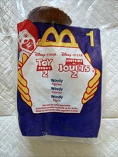 1999 McDONALDS HAPPY MEAL TOYS, DISNEY TOY STORY 2 1 WOODY NIP