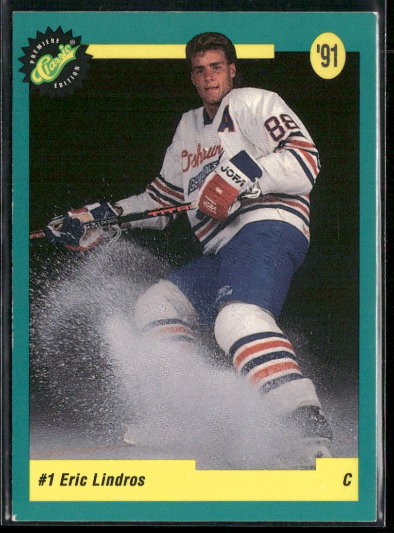 1991 Classic Draft Picks Eric Lindros #1 Quebec Nordiques