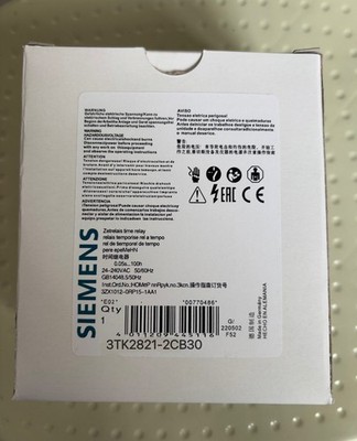 NEW Siemens 3TK2821-2CB30 safety relay 1PCS