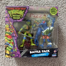 TMNT Teenage Mutant Ninja Turtles Mutant Mayhem LEO Vs SUPERFLY Battle Pack 2023