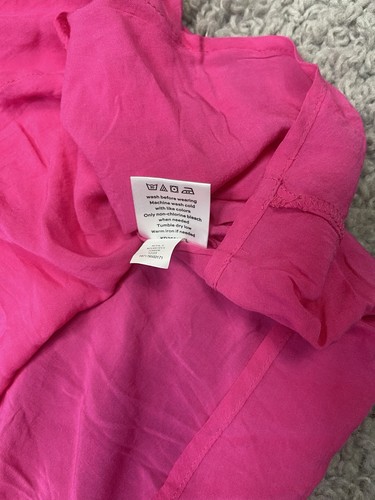 Draper James RSVP Eyelet Flutter Sleeve Blouse Pink Size XXL - Picture 11 of 12