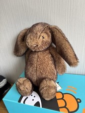 Jellycat Hoppleston Luxe Bunny Medium BNWT Displayed Only New With Paper Tags