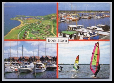 Postcard Bork Havn - Denmark