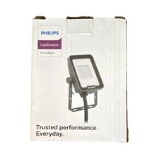 Philips Ledinaire LED Floodlight Black Corded Outdoor Wall Mounted