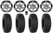 ITP SS212 14" Wheels Machined 30" DX440 Tires Yamaha YXZ1000R