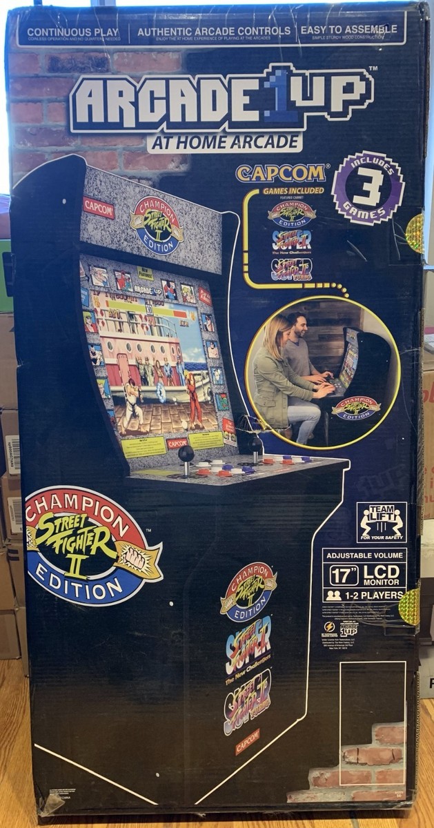 Arcade1Up Street Fighter II Retro Arcade Machine 6658 With