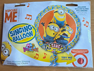 Anagram Minions Folienballon Sing-A-Tune musikalisch rund 71cm Geburtstag 34928