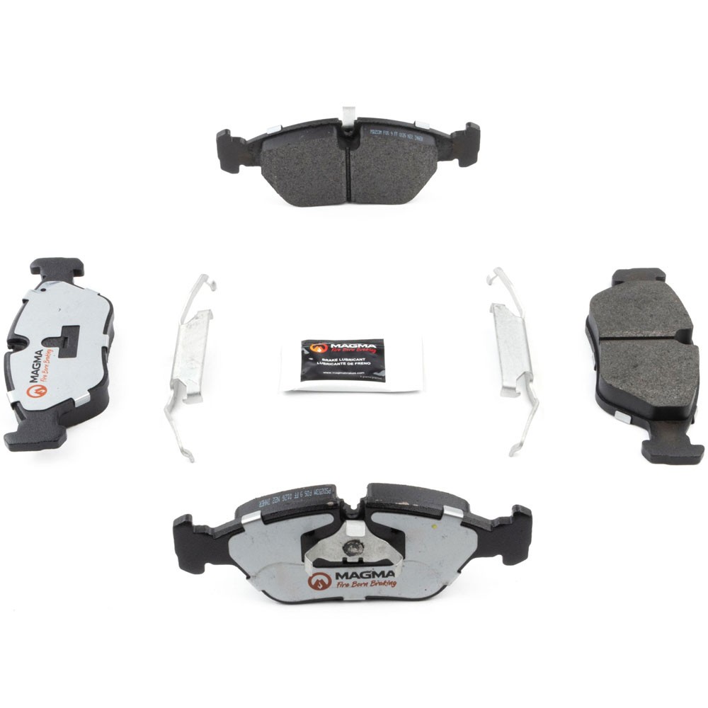 For BMW 528e 633CSi Maserati Spyder 1982-2006 Magma Front Brake Pad Set TCP