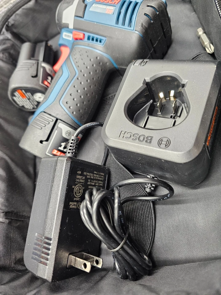 BOSCH PS41-2A 12V Max 1/4-Inch Hex Impact Driver Assembly w/ Battery - Image 3 of 4