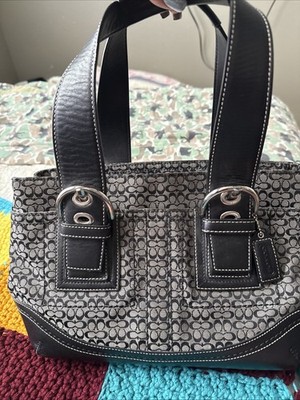 Coach Tote Bag Black Soho F10927 match wallet | eBay