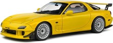 Solido Mazda RX7 FD3S RS Streetfighter 1994 Yellow 1/18 Diecast Model