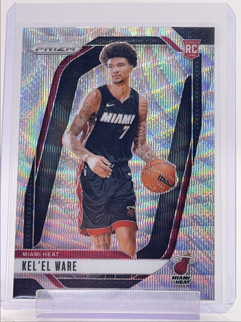 KEL'EL WARE 2024-25 PANINI PRIZM ROOKIE BASKETBALL WAVE HEAT #248 RC Q5118