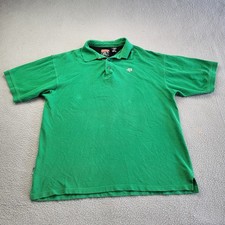 Mecca Polo Mens 2XL XXL Cotton Green Logo Embroidery Shirt