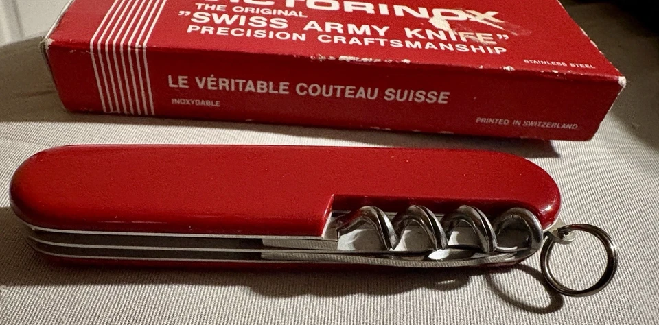 Vintage Victorinox The Original Swiss Army Multi Tool Knife With Box & Papers - Image 3 of 4