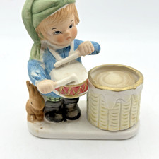 Little Drummer Boy Figurine Candle Holder Christmas Luvkins 1978 Jasco