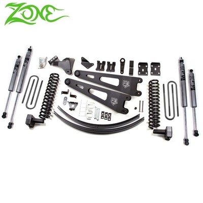 Zone 6'' Lift Kit w/Radius Arms/Shocks For 11-16 F250/F350 4WD 6.2L w/o Overload