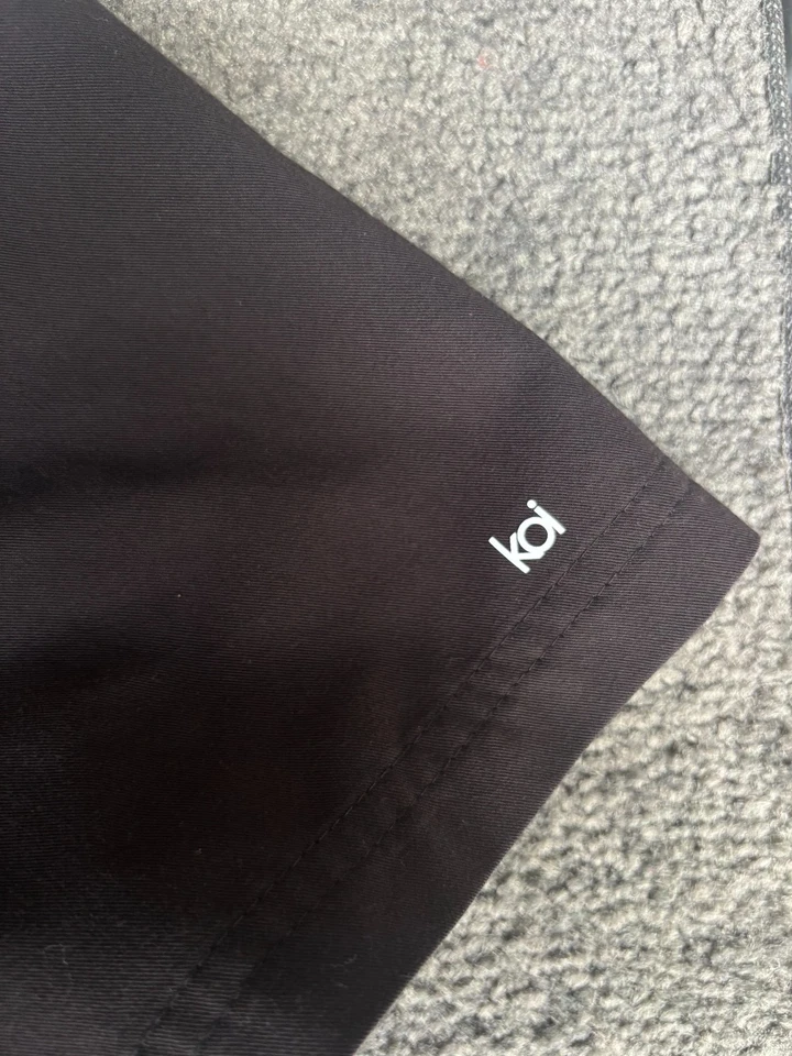 Пуловер Koi Next Gen Scrub Top XL черный эластичный с v-образным вырезом короткий рукав - Изображение 3 из 4