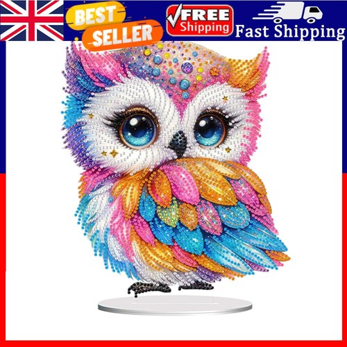 Acryl spezielle Form niedliche Eule Tischplatte 5D Zum Selbermachen Diamond Painting Ornament Kits