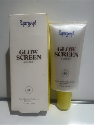 NEW SUPERGOOP Glow Screen SPF 40 1.7 oz ''SUNSET'' Exp 01/27 *NO SEAL*