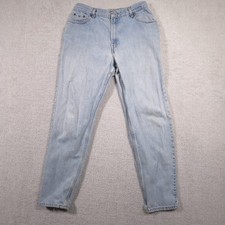 Levi's 550 Jeans Womens 14 Blue High Rise Relaxed Tapered Leg Light Wash Denim