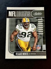 2019 Reggie White Panini Absolute NFL Icons #20 Football Card Green Bay Packers