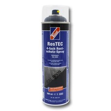 Technolit RosTEC 4-fach Rostschutz-Spray RAL 9005 tiefschwarz 1 x 500 ml