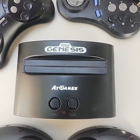 AtGames Sega Genesis Classic Game Mini Console 80 Built-in Games 4 Controller