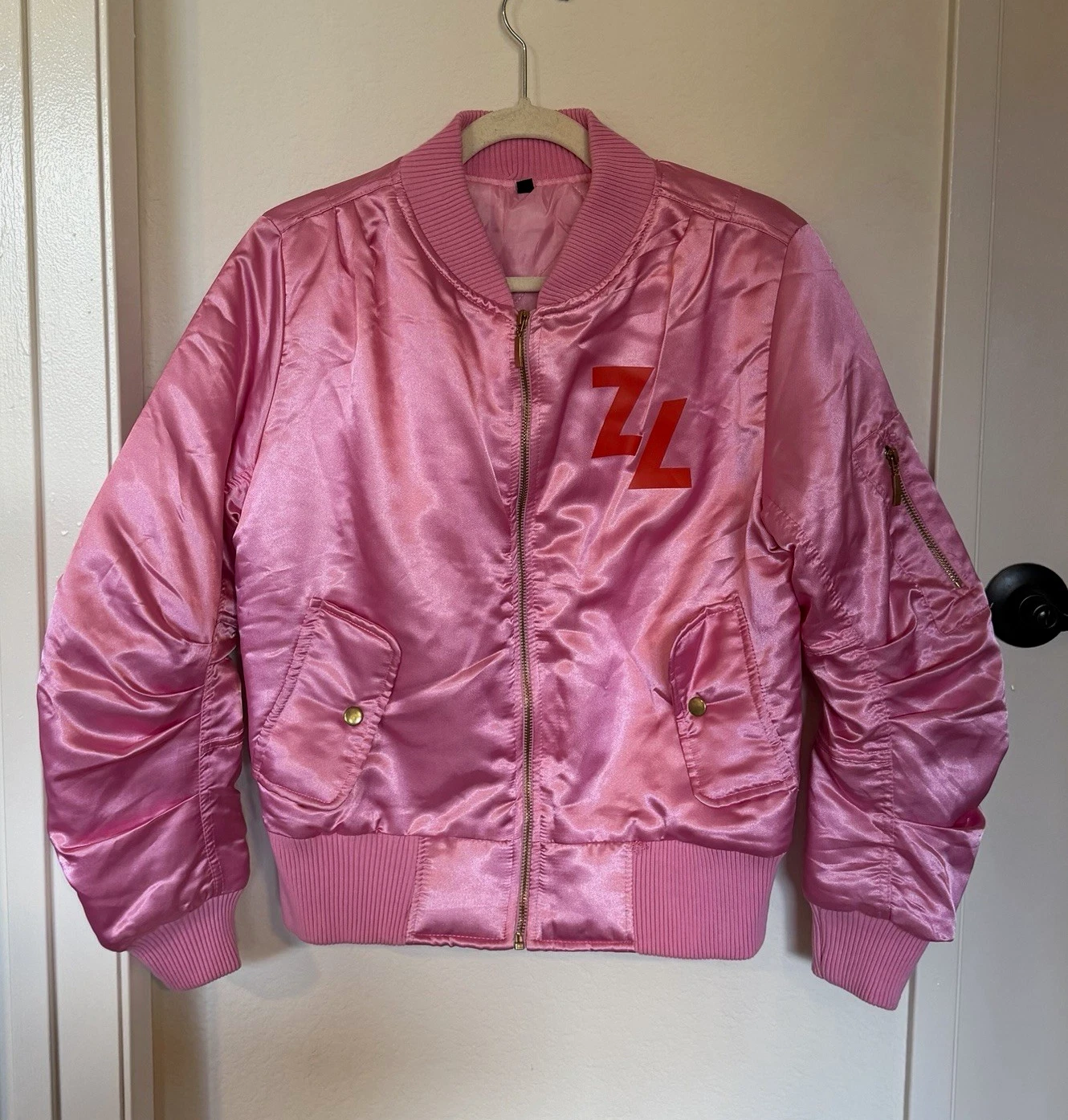 Lush Life Pink Zip Bomber Jacket