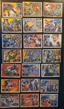BATMAN BLACK  BAT 1966 PART SET / LOT 21 DIF NON SPORTS CARDS  PRINTED IN CANADA