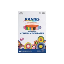 Prang Smart Stack 12" x 18" Construction Paper Assorted Colors 150 Sheets/Pack