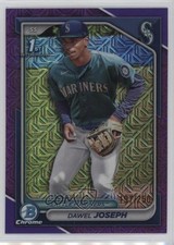 2024 Bowman Chrome Prospects Mega Box Purple Mojo Refractor Dawel Joseph 1e8e