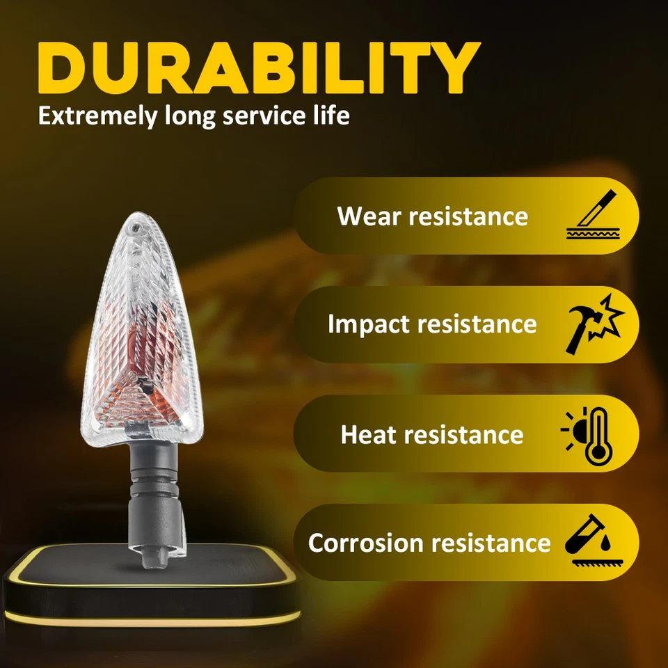 LED Front / Rear Turn Signal Light Indicator For BMW R1200GS R1200R R1200 ADV - Image 3 of 4